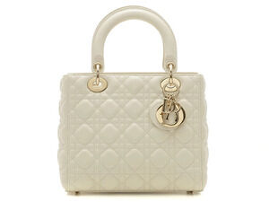 Christian Dior Lady Cannage Handbag Lambskin
